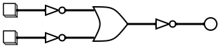 Circuit diagram for NAND