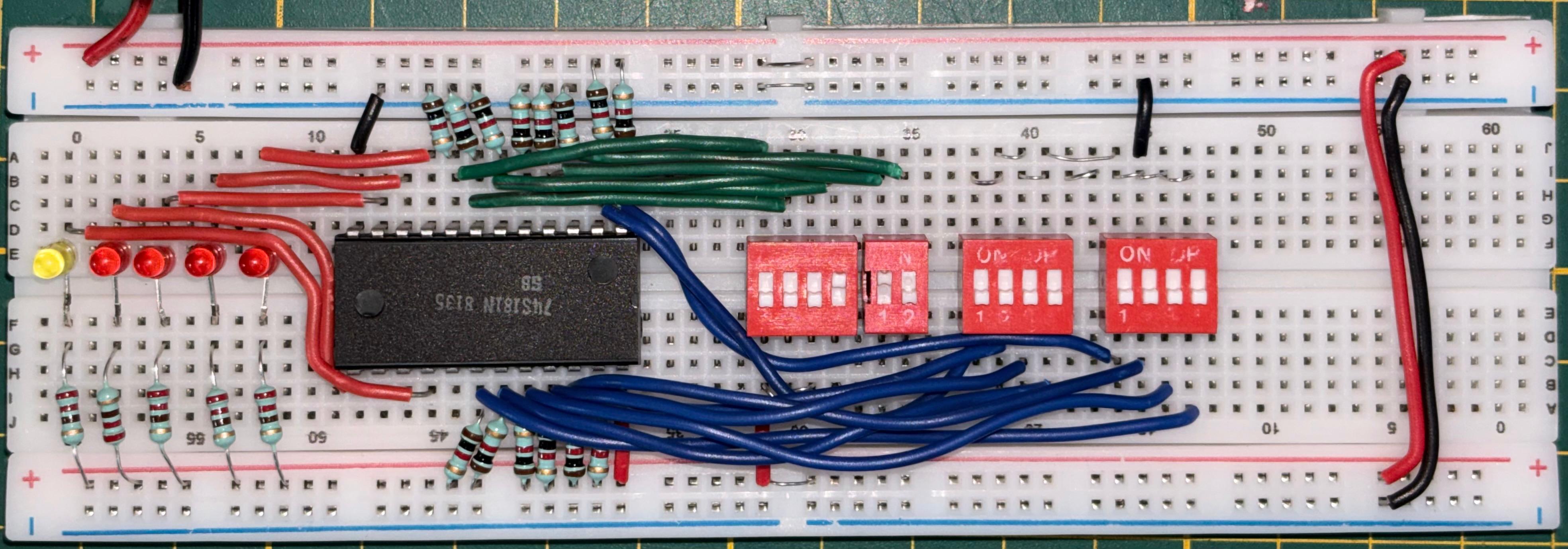 Breadboard ALU IC