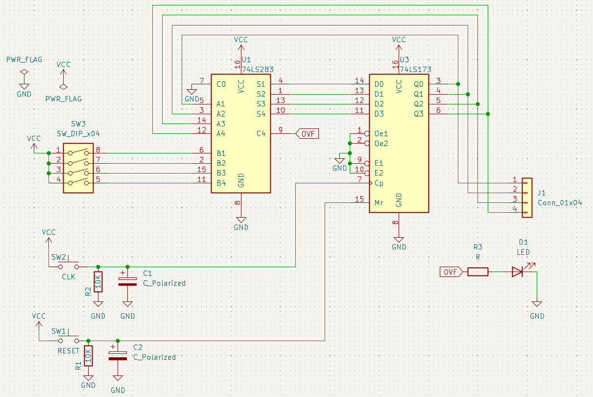 Wiring diagram of the Accumulator Circuit